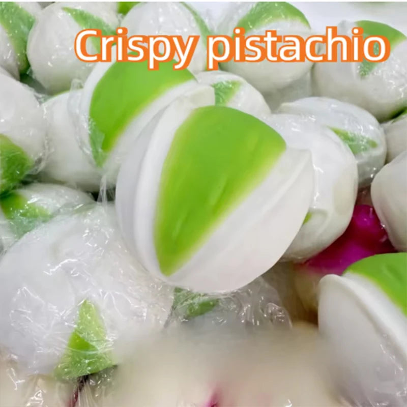 Squishy Pistacho Crujiente – Bola Antiestrés ASMR