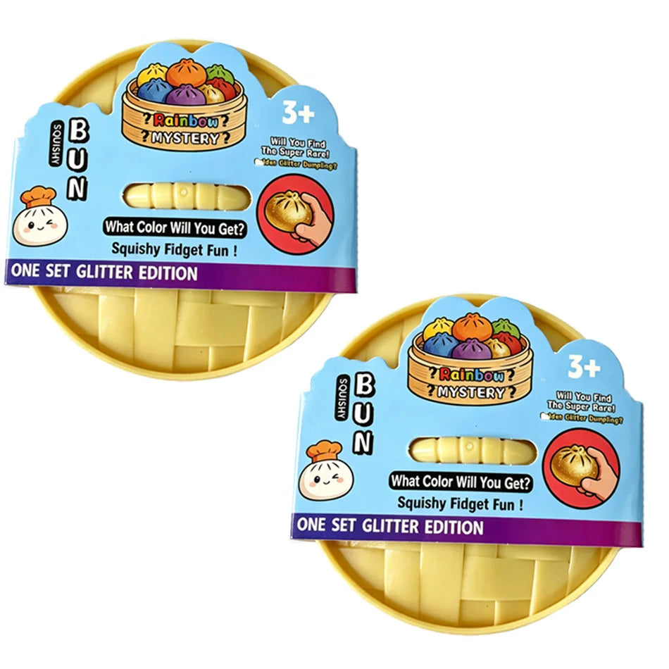 Dumpling Squishy con Burbujas