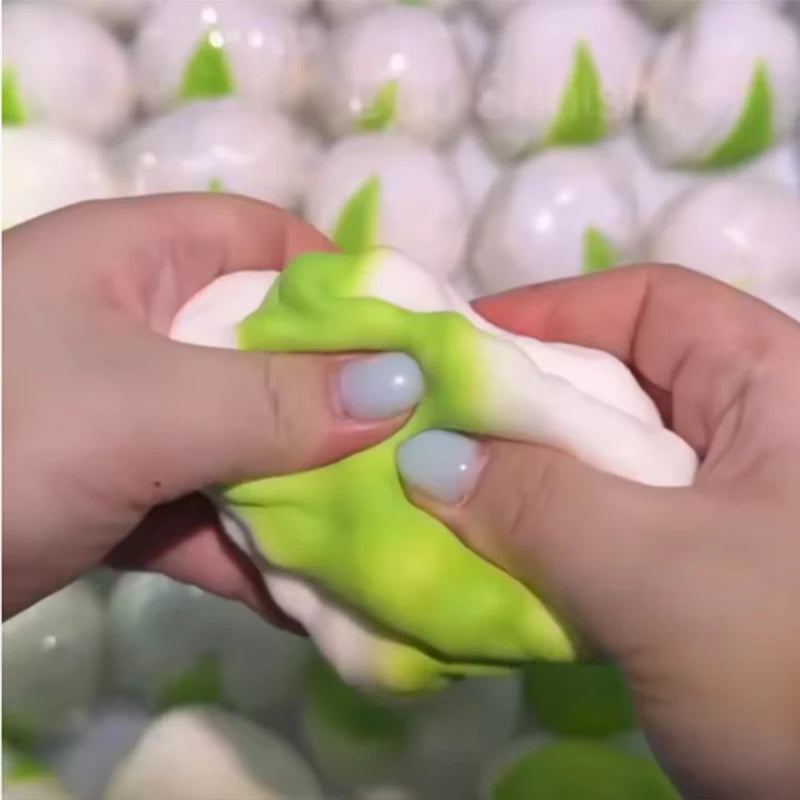 Squishy Pistacho Crujiente – Bola Antiestrés ASMR
