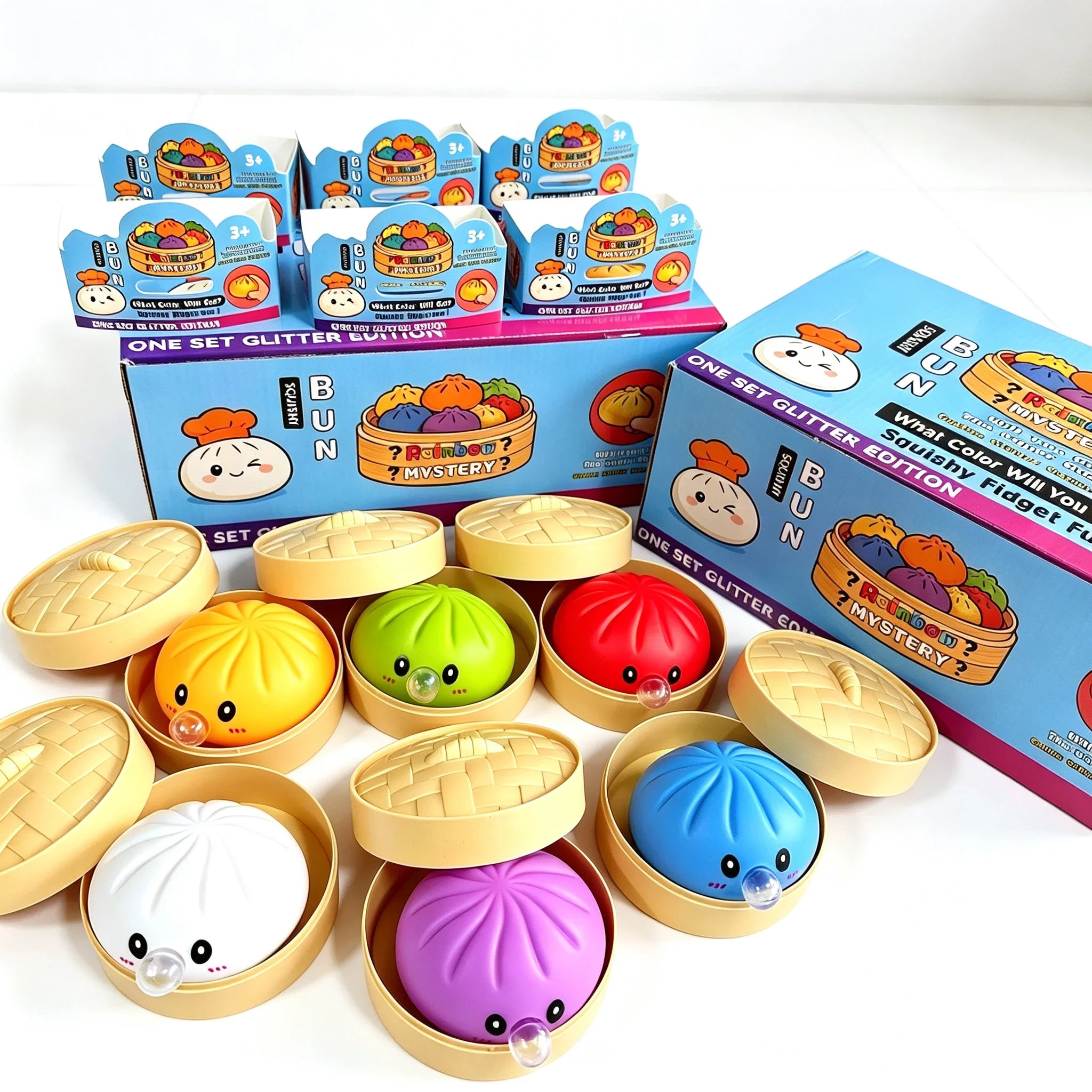 Dumpling Squishy con Burbujas