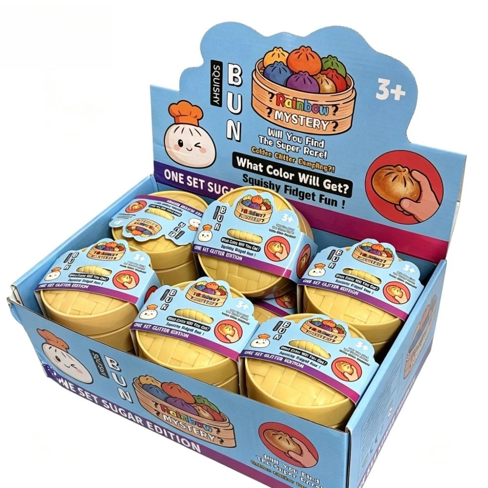 Dumpling Squishy con Burbujas