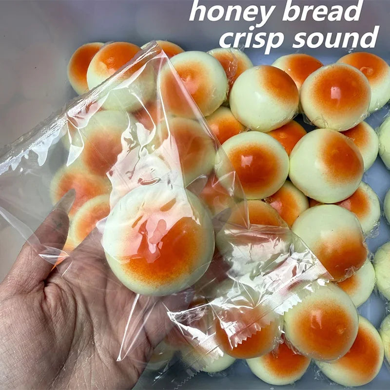 Squishy Pan de Miel – Juguete Antiestrés Realista