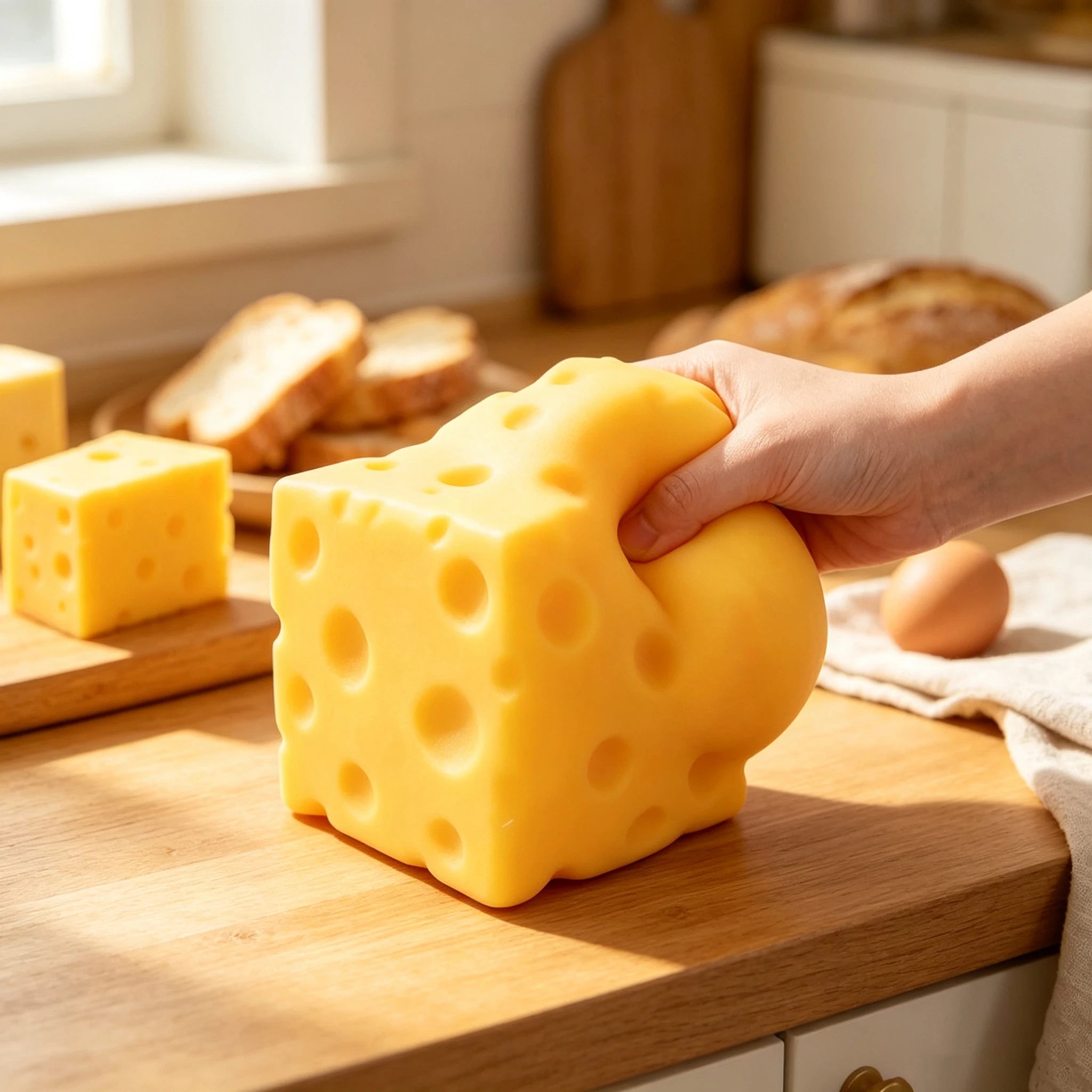 Squishy Queso Blando, Lento y Adictivo
