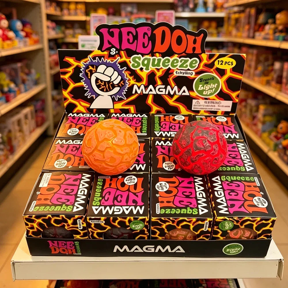 NeeDoh Glitter Magma Ball – Juguete Antiestrés Sensorial