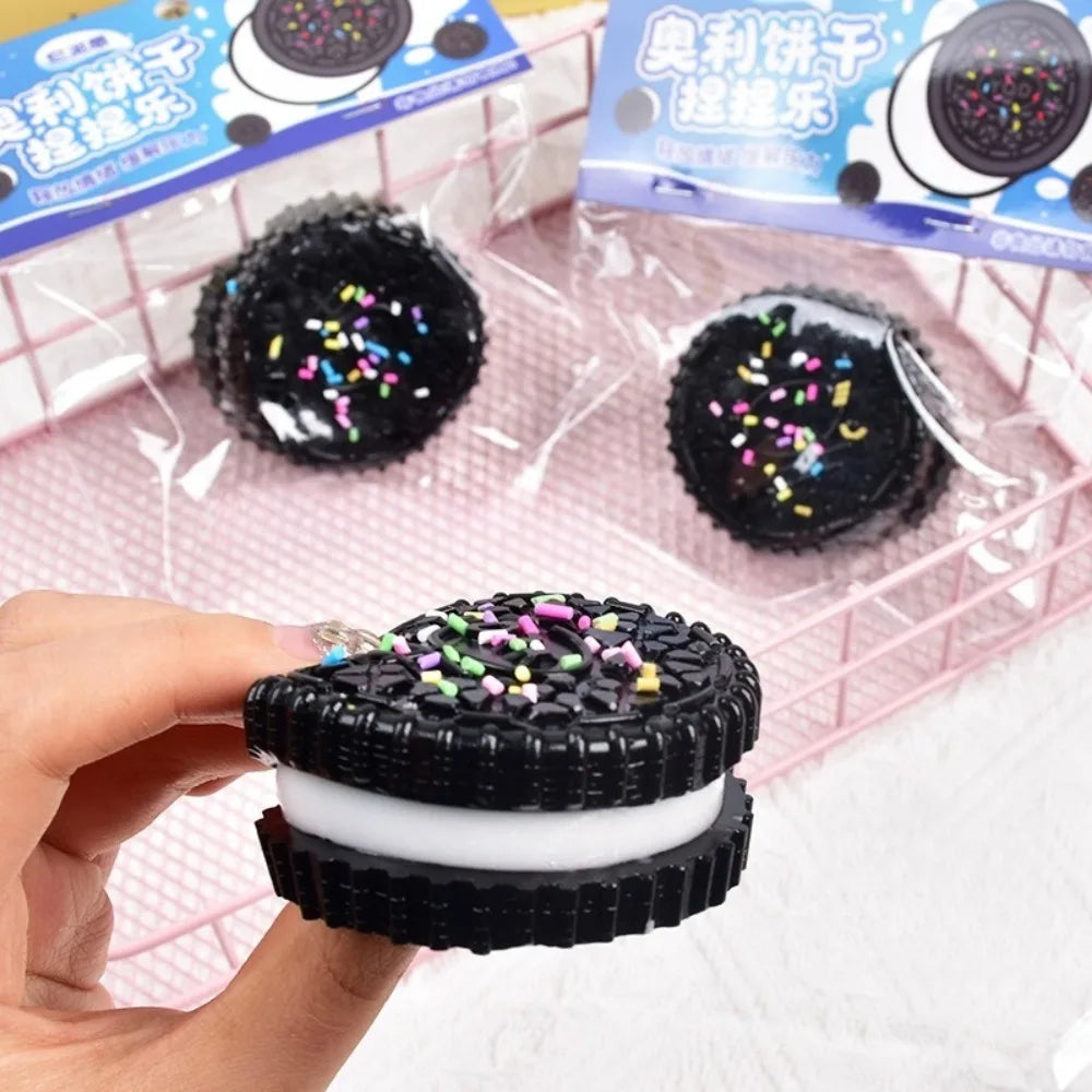 Squishy Oreo – Juguete Antiestrés Suave y Realista