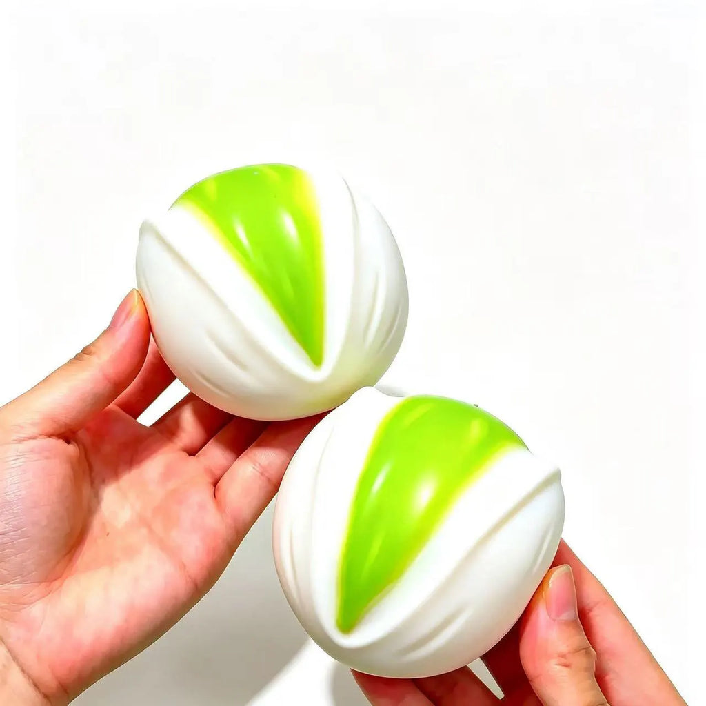 Squishy Pistacho Crujiente – Bola Antiestrés ASMR