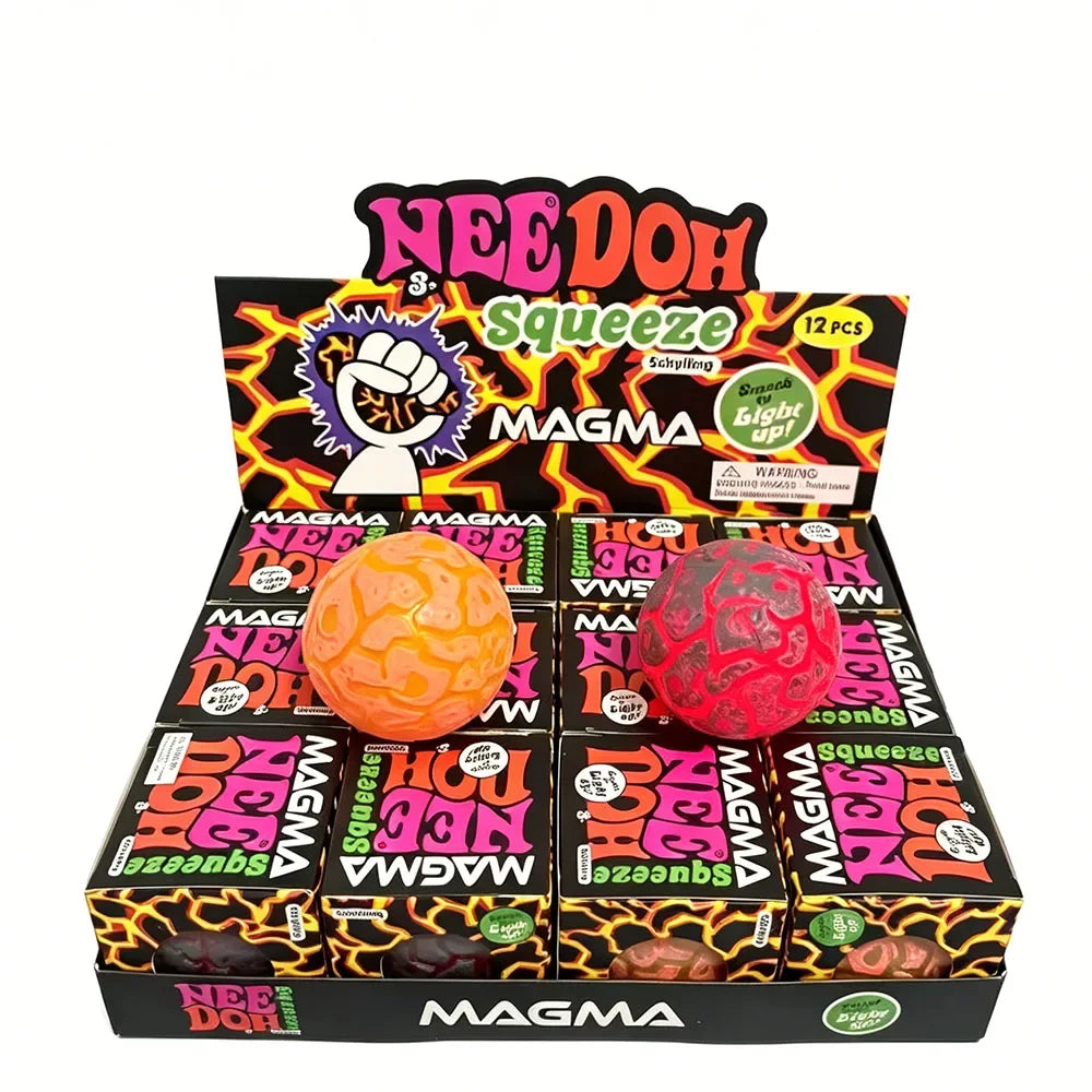 NeeDoh Glitter Magma Ball – Juguete Antiestrés Sensorial