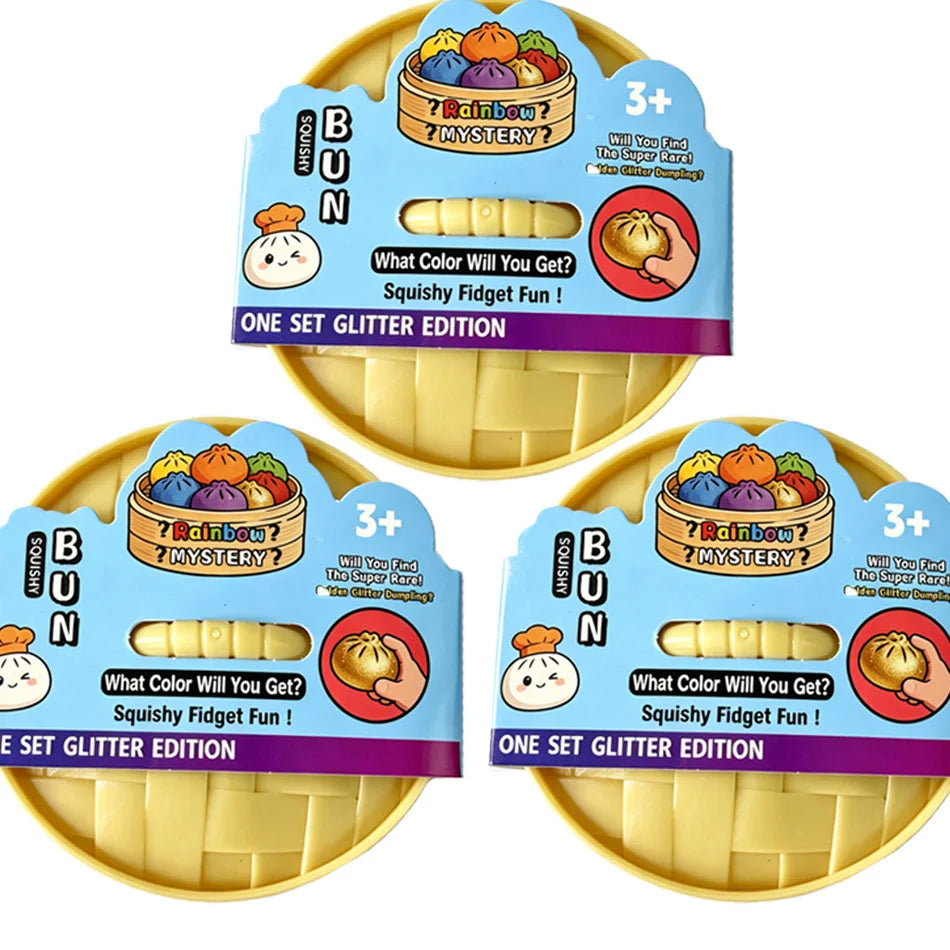 Dumpling Squishy con Burbujas