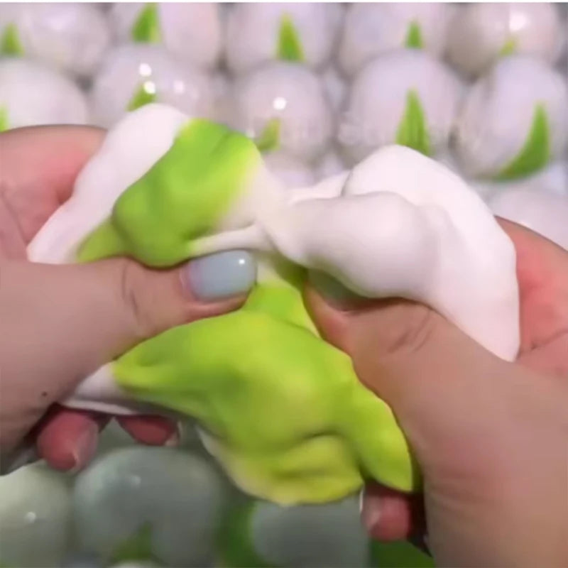 Squishy Pistacho Crujiente – Bola Antiestrés ASMR