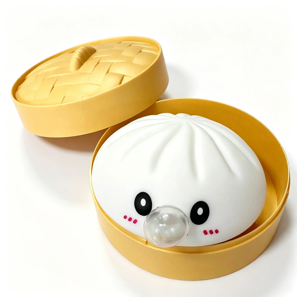 Dumpling Squishy con Burbujas