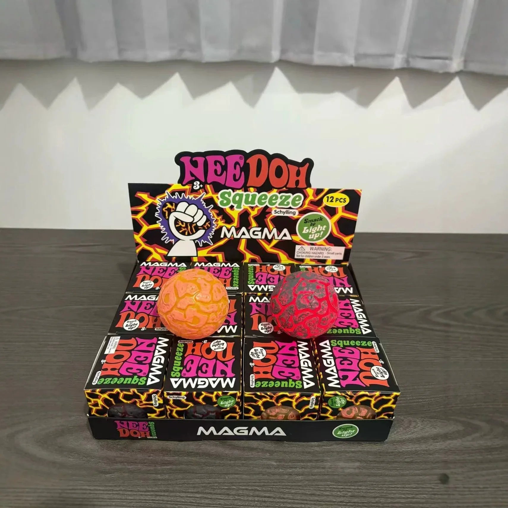 NeeDoh Glitter Magma Ball – Juguete Antiestrés Sensorial