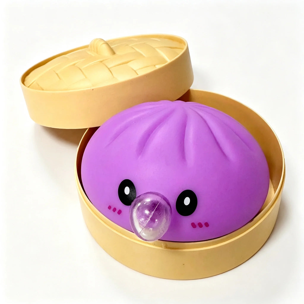 Dumpling Squishy con Burbujas