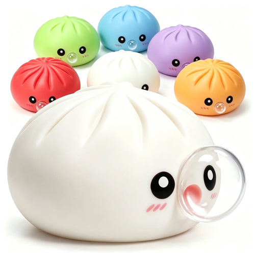 Dumpling Squishy con Burbujas