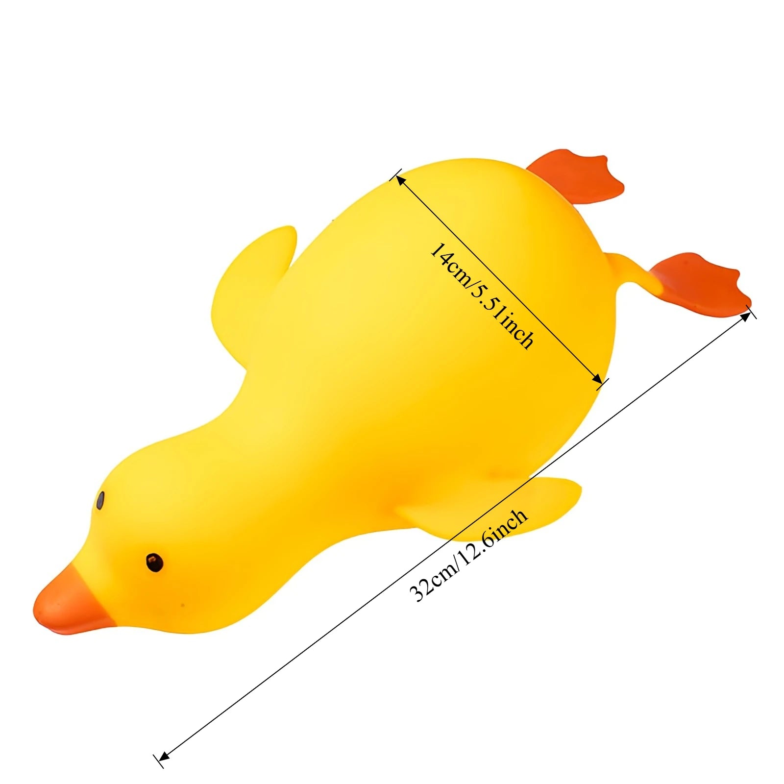 Squishy Pato Antiestrés Kawaii – Aprieta, Estira y Relájate
