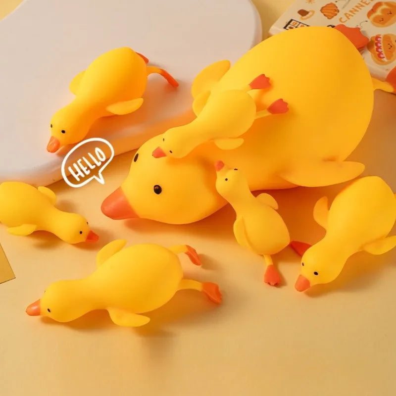 Squishy Pato Antiestrés Kawaii – Aprieta, Estira y Relájate